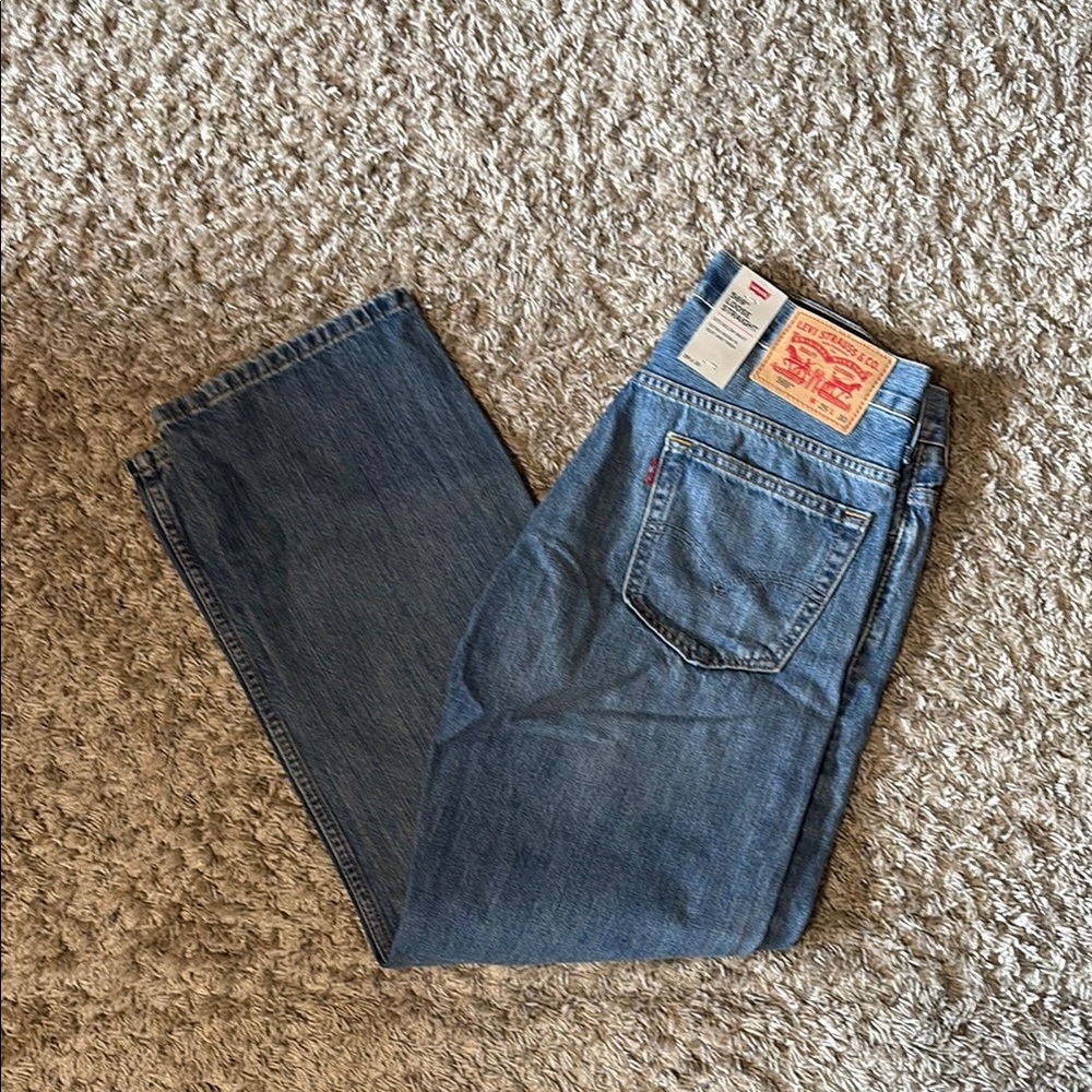 Levi's Blue Straight Jeans Classic Fit